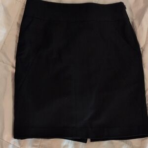 The Limited Classic Black Suit Skirt